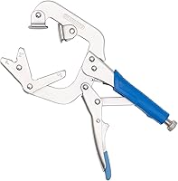 Vista 1 de DRAGONITE Alicates para tubos de soldadura de 10 pulgadas, abrazadera C de bloqueo con almohadillas en V ajustables grandes, liberación rápida