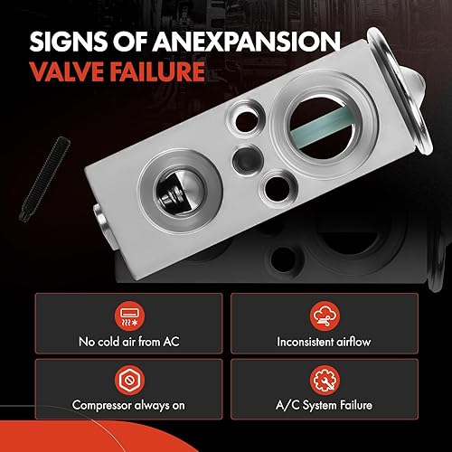 Miniatura 5 de A-Premium Válvula de expansión AC compatible con Chevrolet Equinox 2006-2009, Pontiac Torrent 2006-2009, 3.4L 3.6L