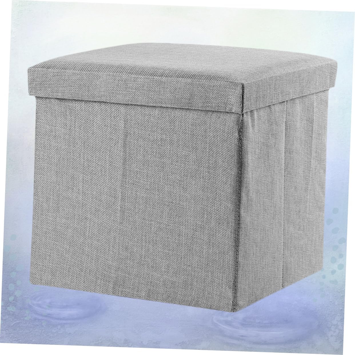 Collapsible Stool Storage Fabric Storage Box Multi-Functional Footstool Easy to Store