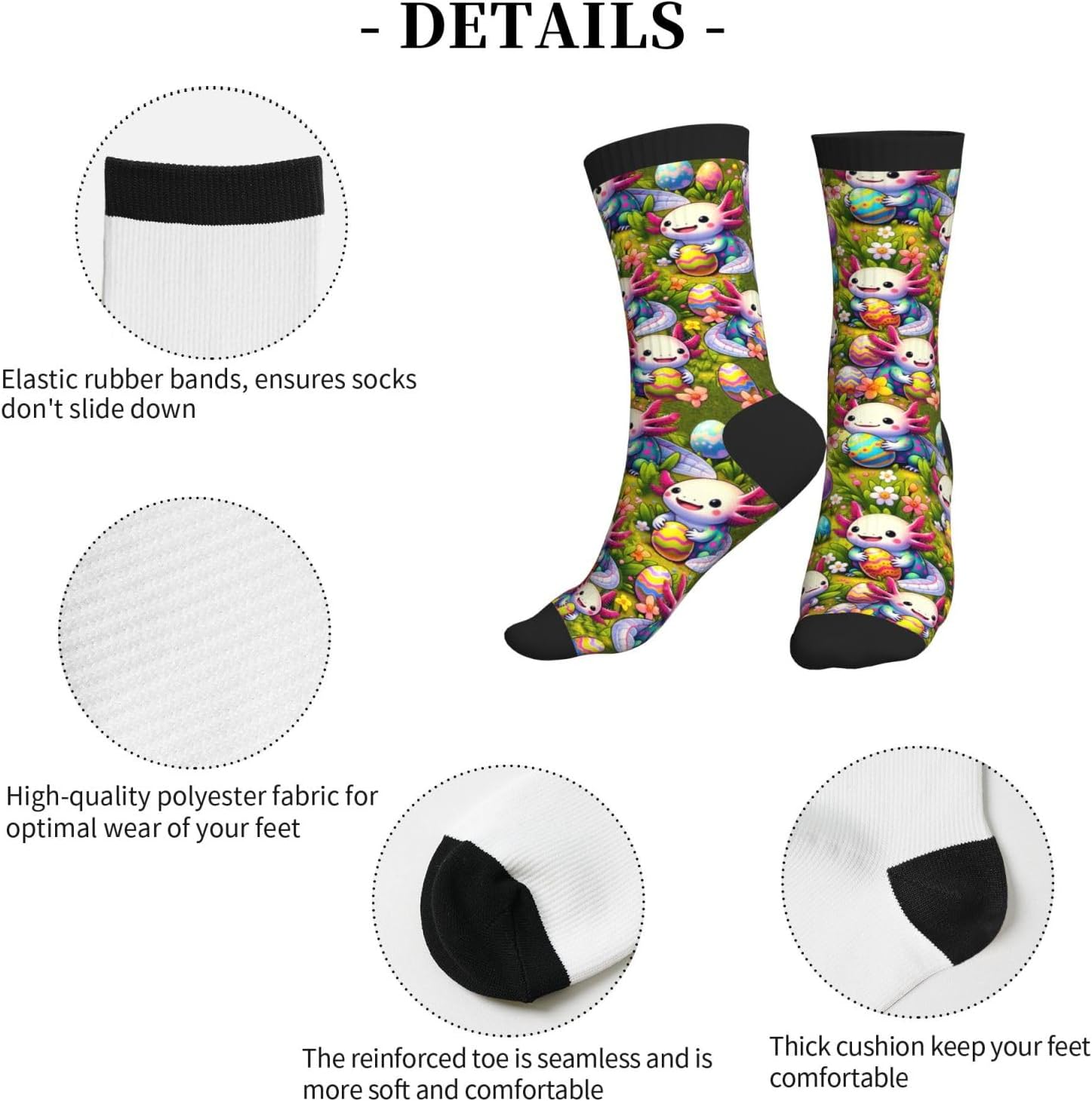 Novelty Mid-Calf Socks Casual Crazy Funny Dress Sports Socks For Women Men Teens Gift - Image 5