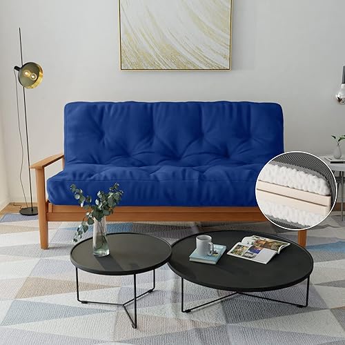 Miniatura 25 de Loosh Principal | Colchón de espuma viscoelástica para sofá cama de tamaño matrimonial de 6 pulgadas, fabricado en Estados Unidos, beige, sin marco