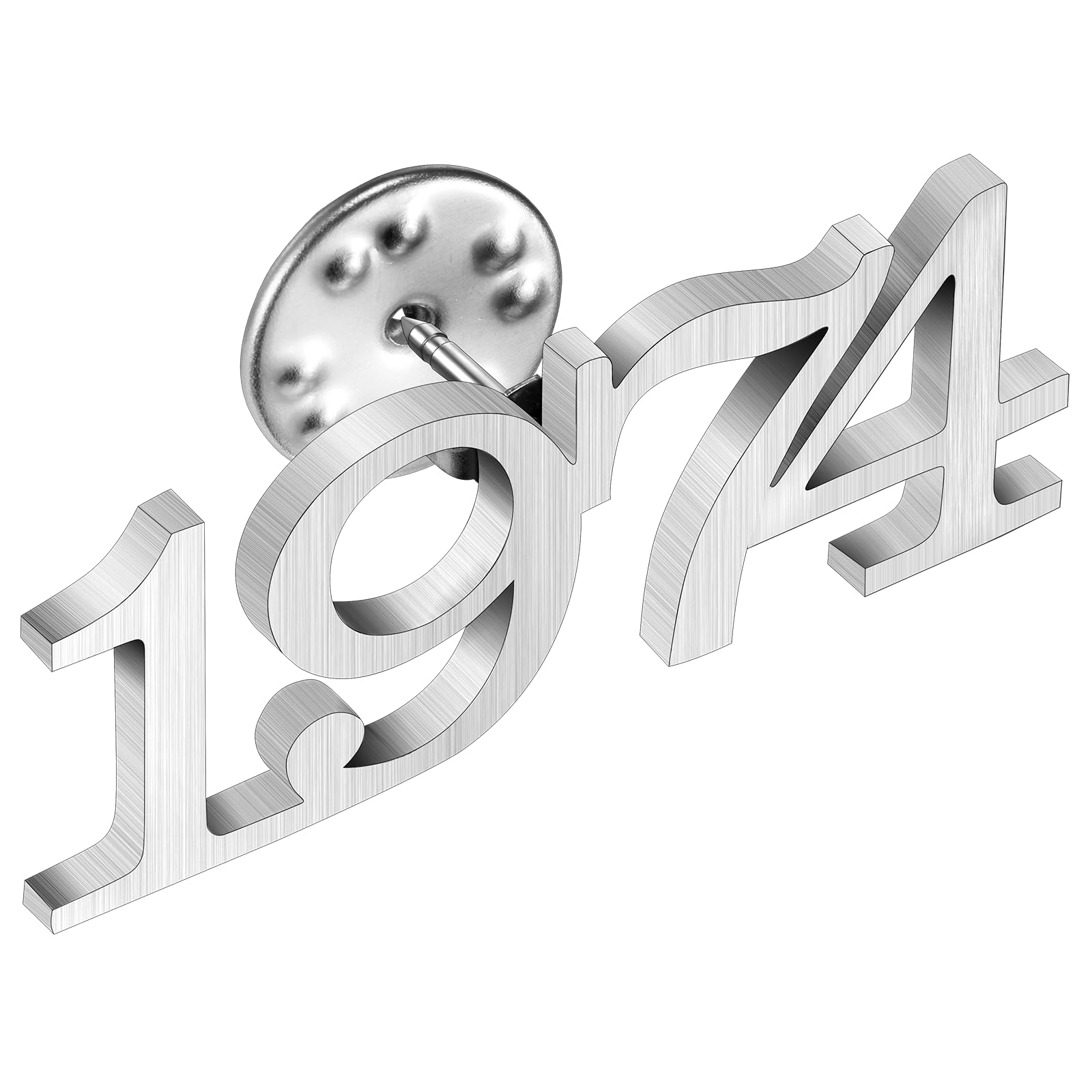 AMITER Birth Year Lapel Pin, 1970-2025 Enamel Brooch Pins Tie Tacks for Men &amp; Women Birthday, Graduation, Anniversary