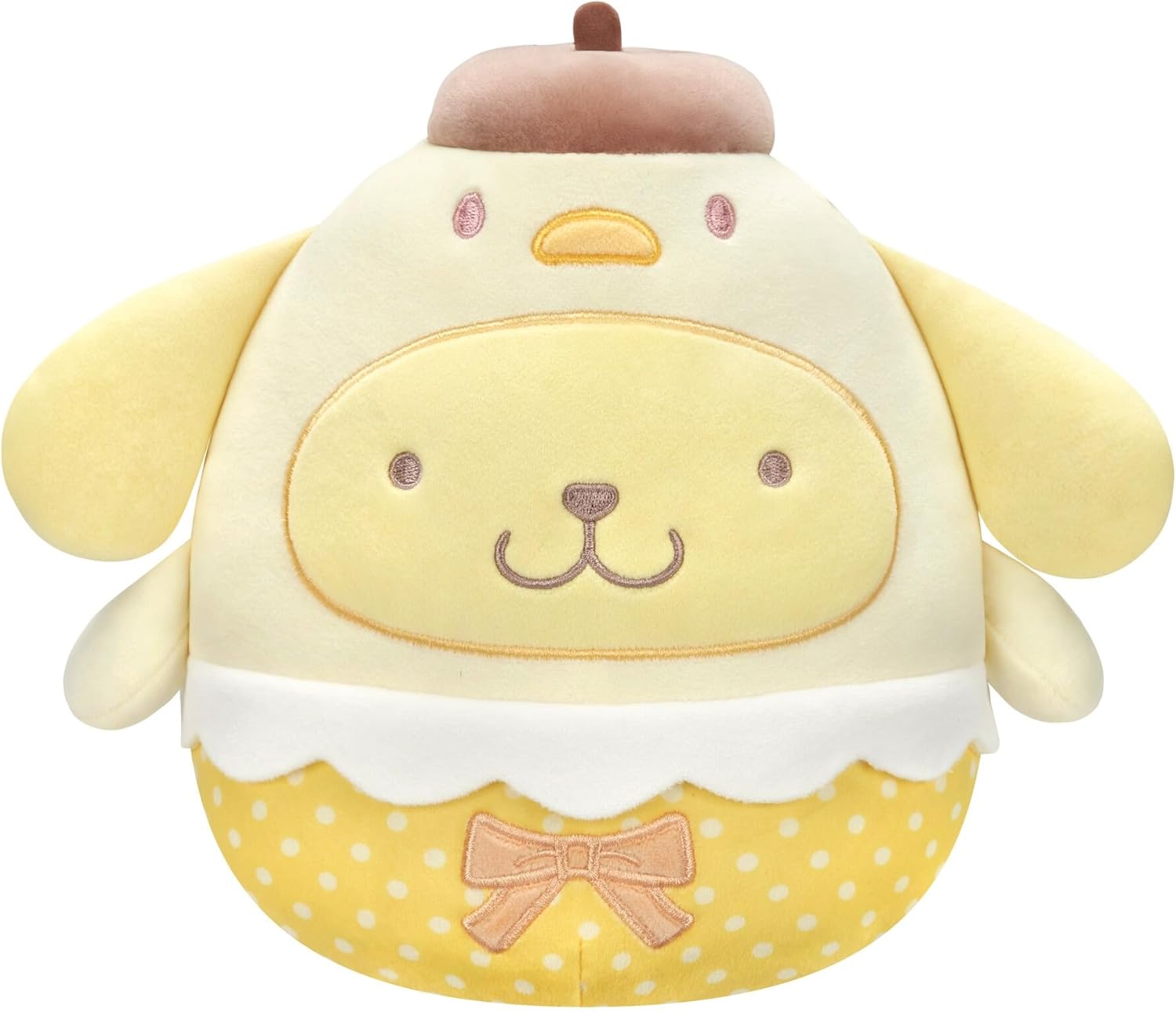Squishmallows 2025 Original 8-Inch Easter Hello Kitty Squad Plush - Collectible Soft & Squishy Mini Stuffed Animal Toy - Add to Your Squad - Gift for Kids, Girls & Boys (Pompompurin Easter Chick)