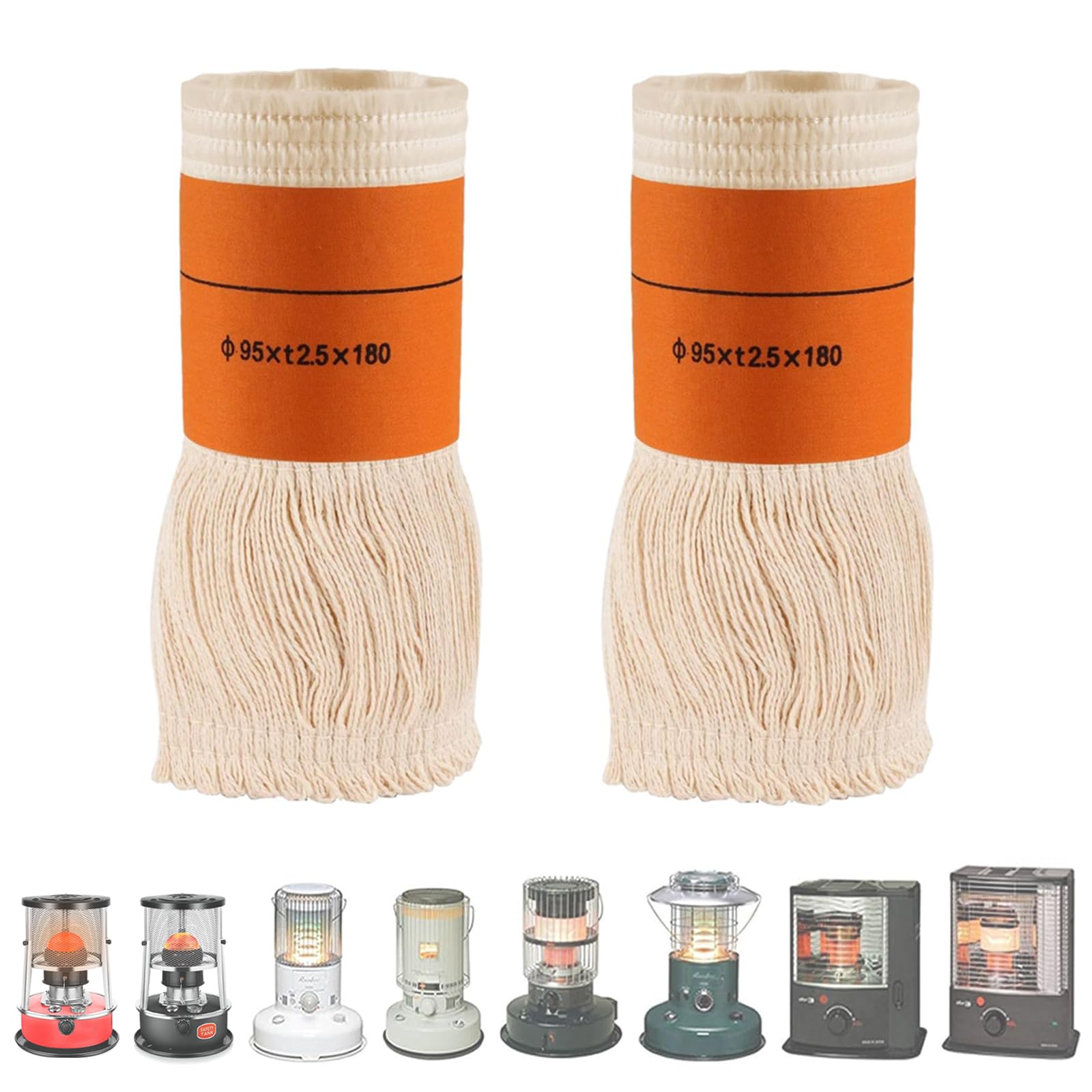 Amazon.com: Kerosene Stove Heater Replacement Wicks, Cotton and Fiberglass Wick  Kerosene Heater Wick, Home Heating Stove Core, Heater Stove Accessories -  95*t2.5 * 180mm : Home u0026 Kitchen