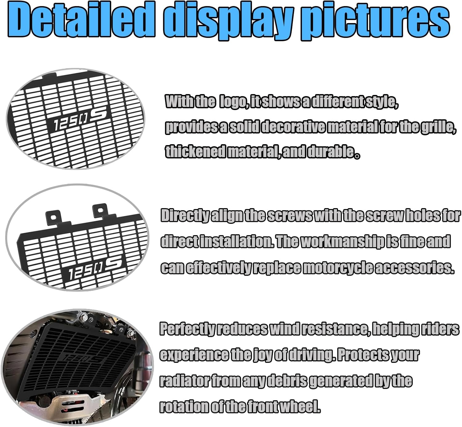 For SPORTSTER S RH 1250S 2025 Aluminum Alloy Modified Radiator Grille Guard Protector Sportster S 1250 RH1250S 2018-2025 Motorcycle Parts (B)