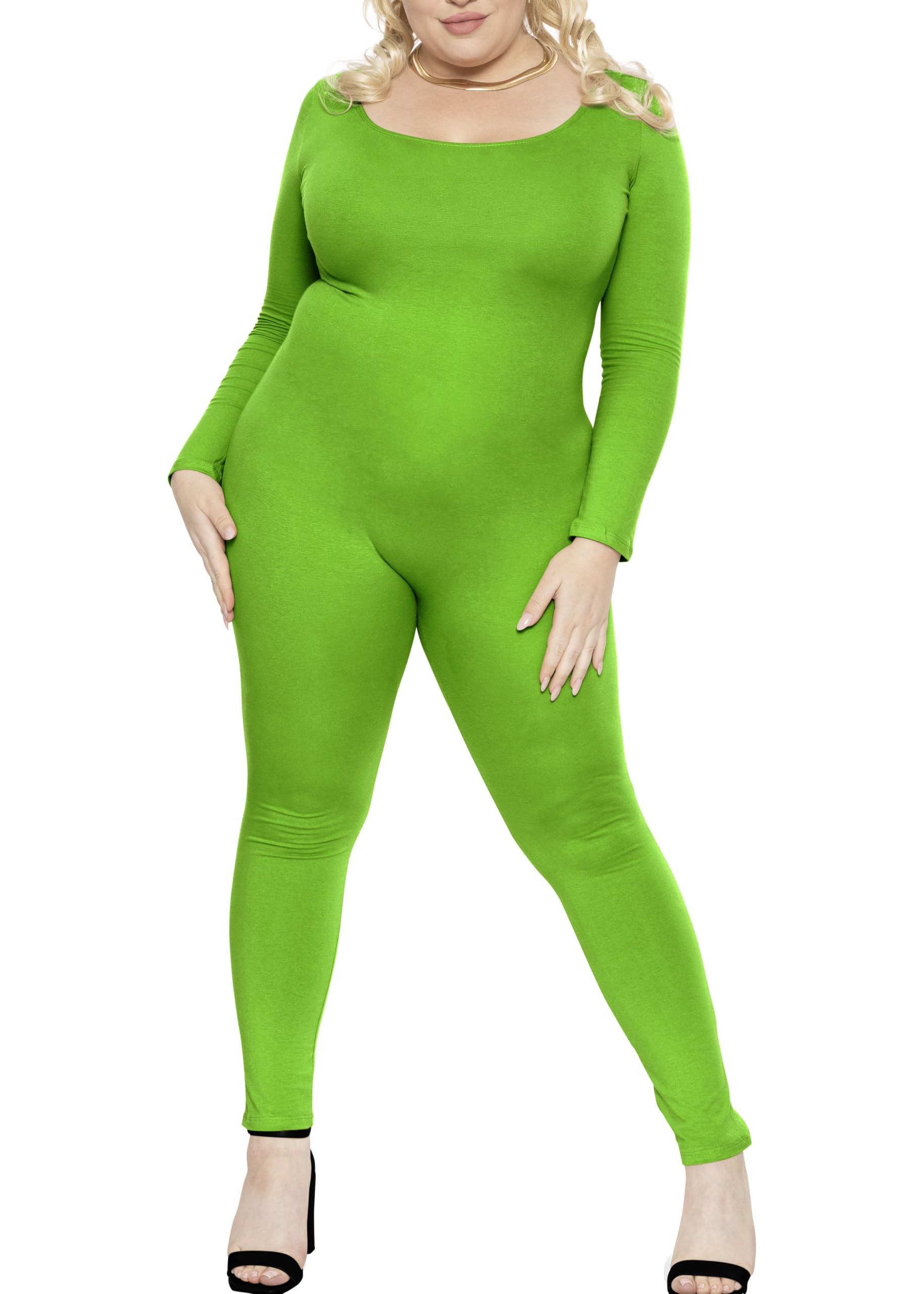 STRETCH IS COMFORT Women's Plus Size Teamwear Cotton Tank Unitard