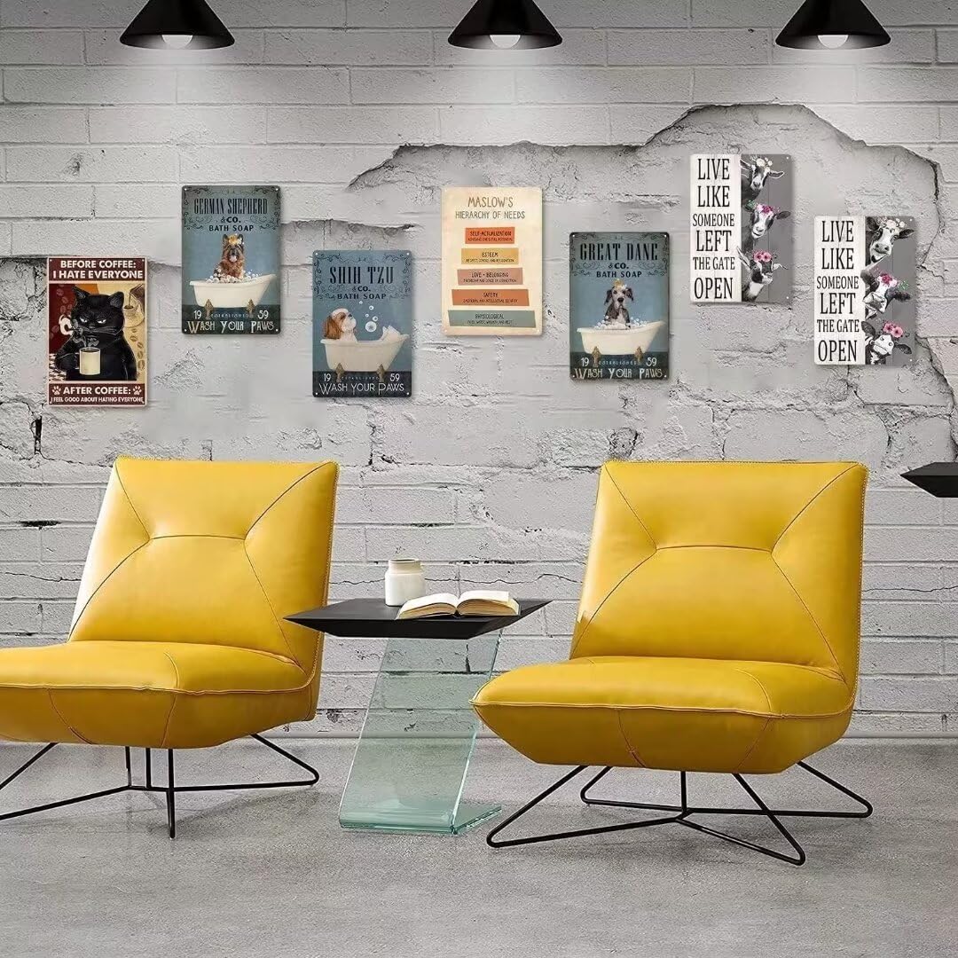 N*様 お茶目なメタルポスター【ブリキ看板】 Amazon.co.jp: Kmiiliy Nu