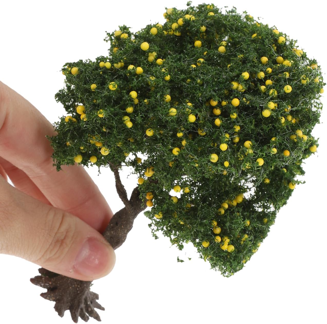 Mipcase Miniature Landscape Tree Model 4.72X3.14X2.75In Realistic Plastic Maple Tree for Fairy Garden DIY Scenery Micro Landscaping Projects and Model Trains