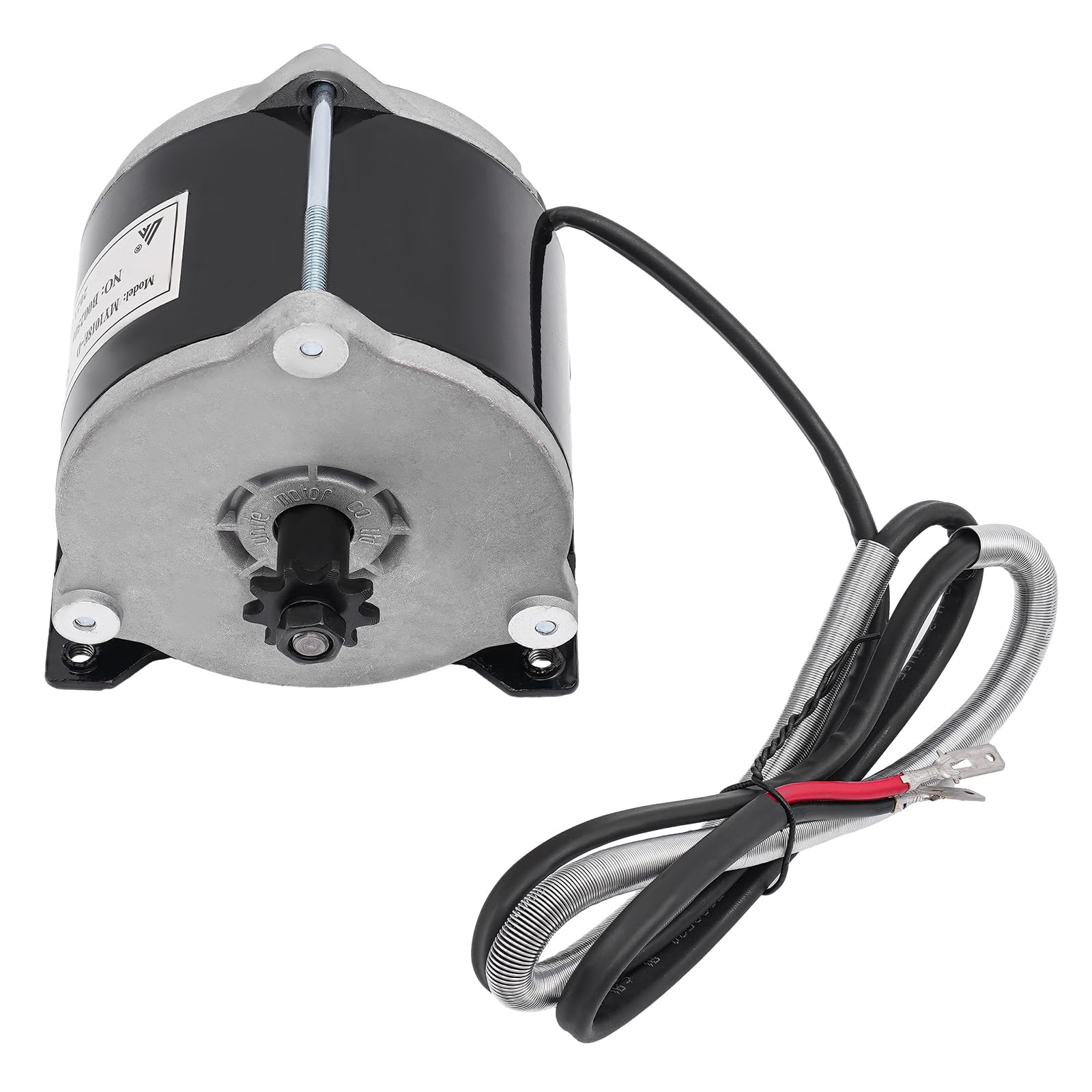 24V DC 500W Small Brushed Electric Motor for Electric Scooter Drive Speed Control, 1700RPM,Brushed DC Motor, Brushed Electric Motor, Gear Reduction Electric Motor, Electric Bicycle Brushed Motor