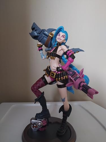 Riot Games Unisex League of Legends Official Statue, Jinx Unlocked