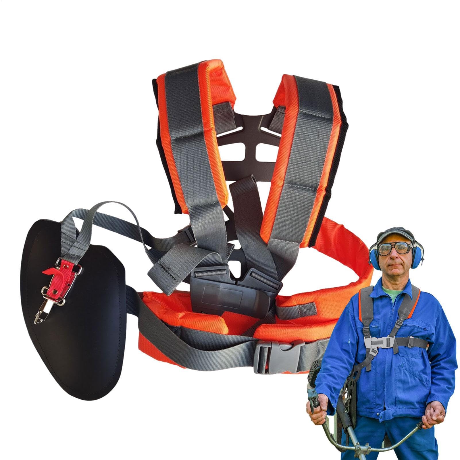 Fascia Per Decespugliatore - Imbracatura Elettrica Per Tagliabordi | Supporto Ergonomico Confortevole Per Giardinaggio Manutenzione Taglio