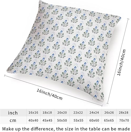 Miniatura 3 de Funda de cojín de lino blanco con diseño botánico floral de Nymphaea Lotus Farmhouse de 16 x 16 pulgadas (84zcvl81kfoc)