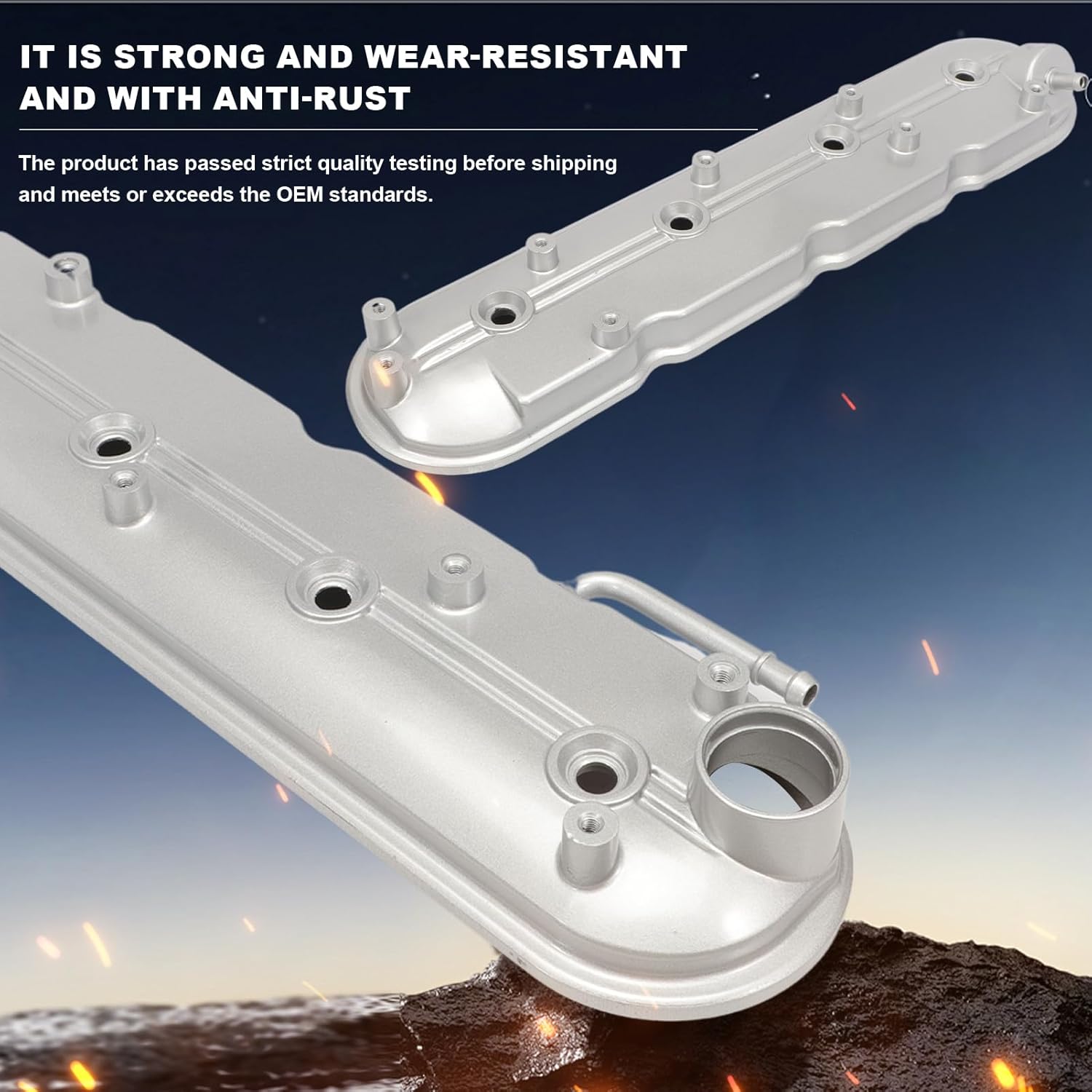 Engine Valve Cover Kit for 1999-2008 Escalade Silverado Suburban Tahoe Trailblazer Sierra 12570427 12582224