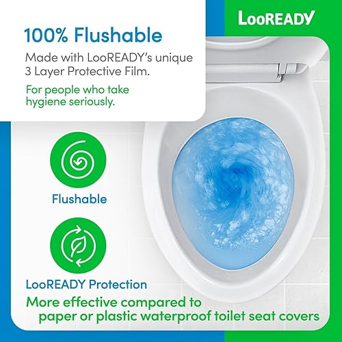 Miniatura 4 de Fundas desechables para asiento de inodoro envueltas individualmente - Esencial de viaje de calidad premium deluxe - Extra gruesas y grandes