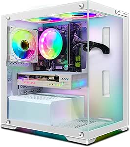 STGsivir PC Gamer Fixe,Ordinateur Gaming,GeForce RTX 3050 6GB GDDR6,Core I7 Up To 3.9Ghz,16Go,1To SSD,WiFi 6,BT5.0,Ventilateur RGB X3,Windows11 Pro