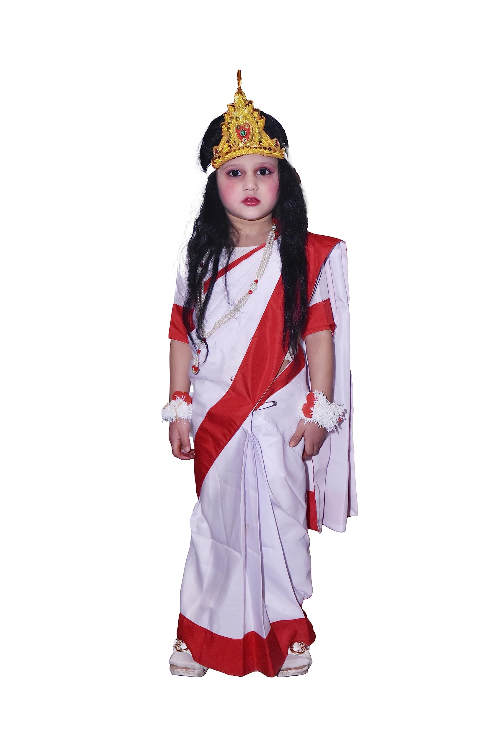 See full amazon price history chart for Cayon Fashion Bharat Mata/Saraswati Mata Costume for Kids/School Event/Fancy Dress Competitions/Annual Functions Dress (6-7 Years, White) Cayon Fashion Bharat Mata/Saraswati Mata Costume for Kids/School Event/Fancy Dress Competitions/Annual Functions Dress (6-7 Years, White) (B0C9JMM862) Amazon Price History, Amazon Price Tracker