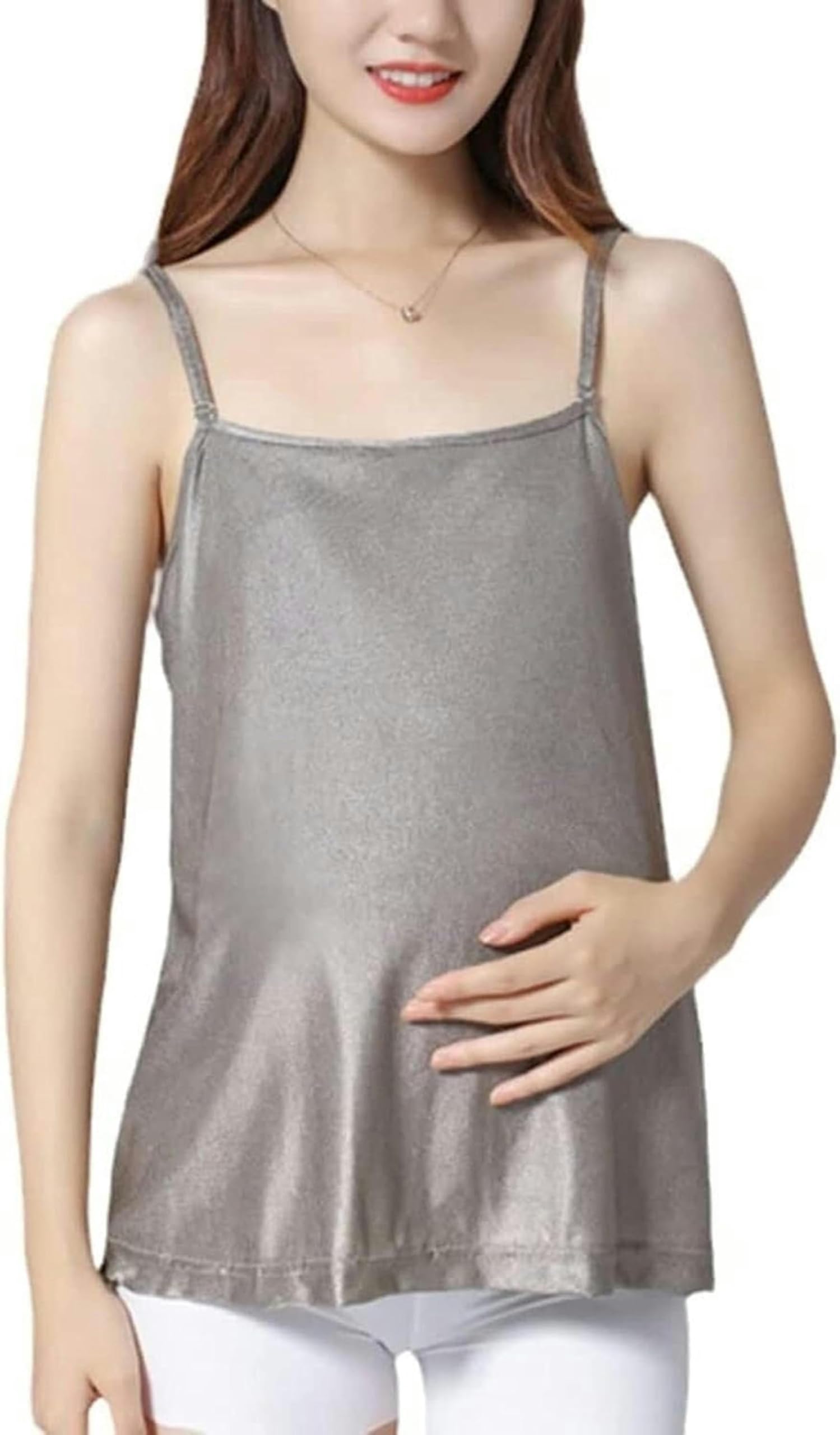 Camisole de protection anti-radiations en pure fibre d'argent pour maternité