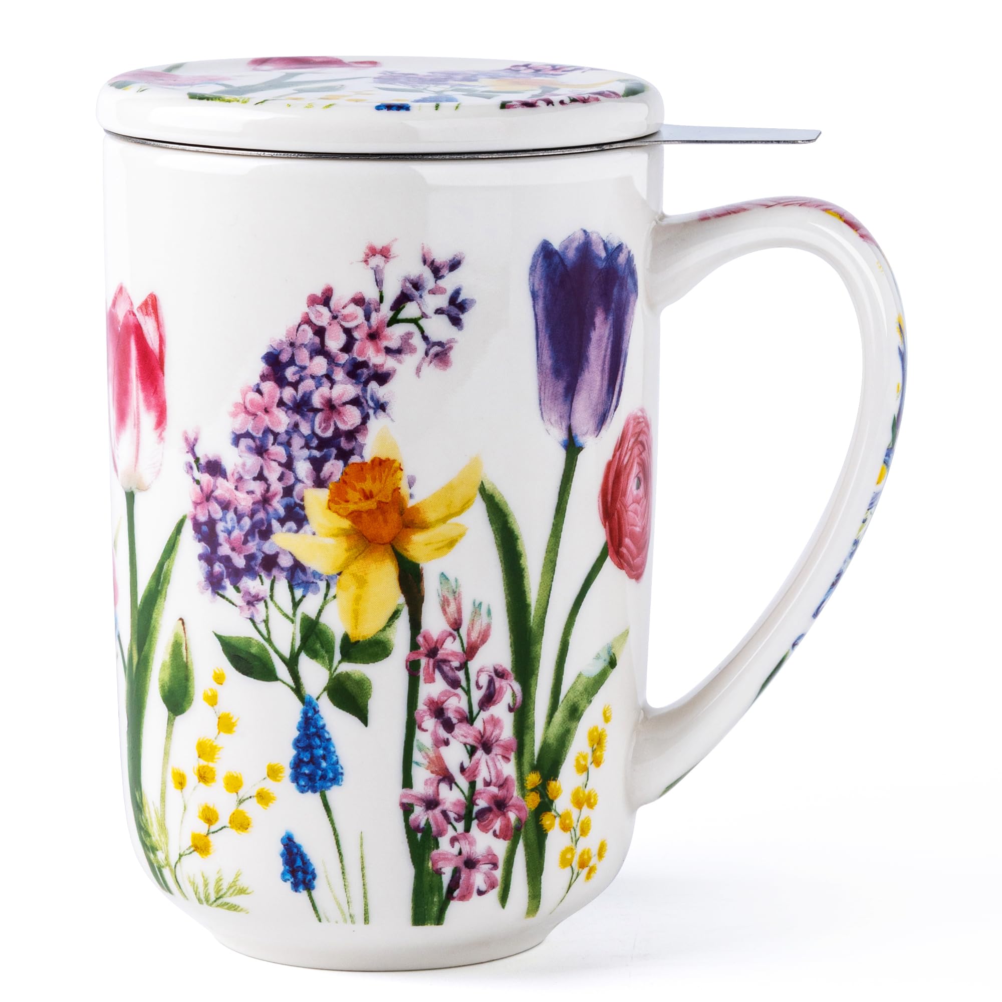 GBhome Tea Mug with Infuser and Lid