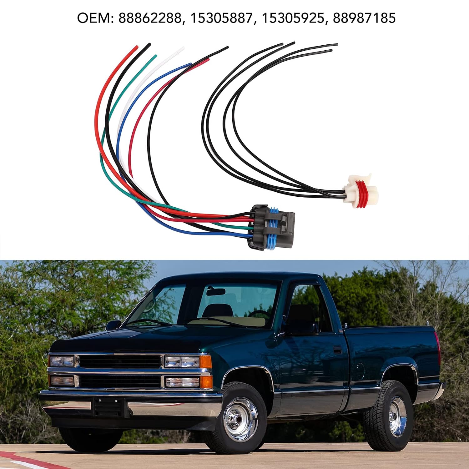 Neutral Safety Switch Connector, 7 Pin 4 Pin Truck Switch Connector, for 4l60E and 4L80E transmissions, for Allison 1000 and 2000 transmisions