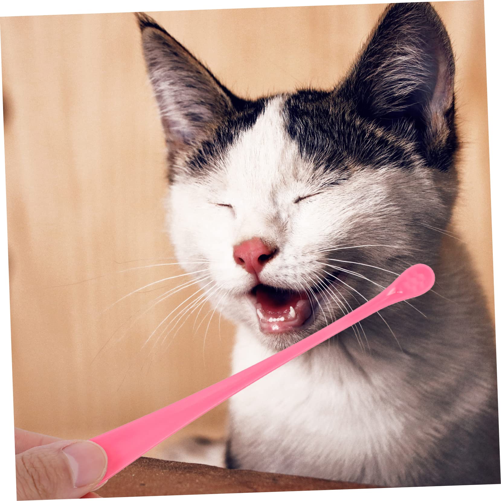 BESPORTBLE Pet Oral Care Tools 2 Pack Dog Cat Toothbrush Soft Bristle Dog Cleaning