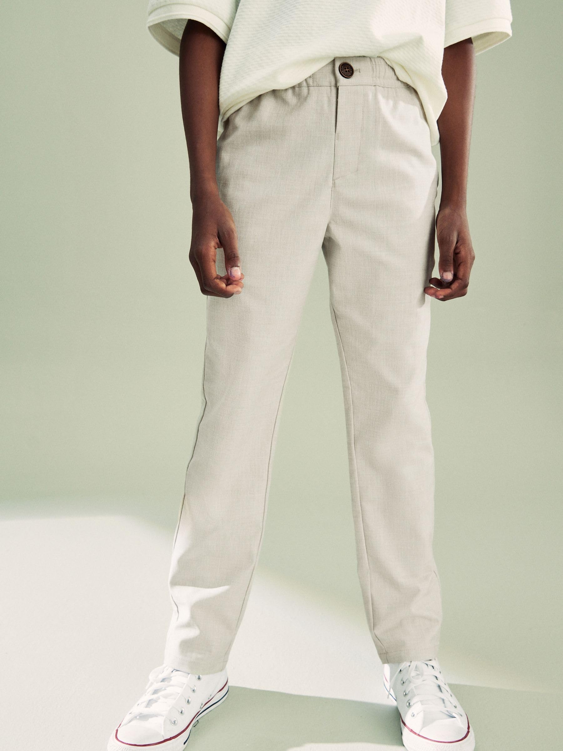 NEXT Ragazzo Pantaloni Eleganti in Misto Lino