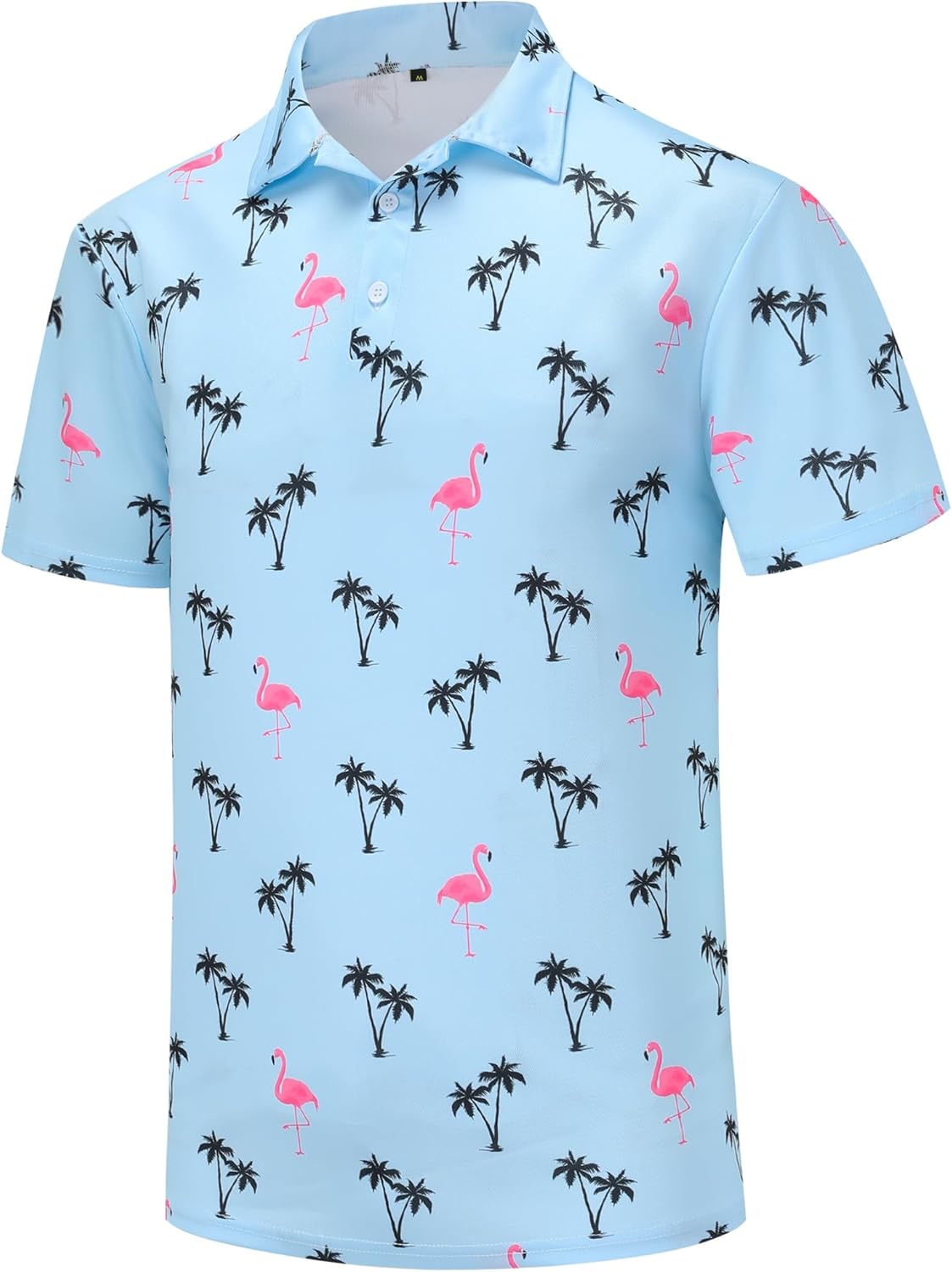 Golf Shirts for Men Dry Fit Mens Golf Shirt Short Sleeve Funny Golf Polo Shirts