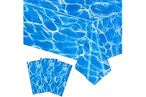 Kesfey Water Table Cloths: Decorate Parties with Oceanic Charm