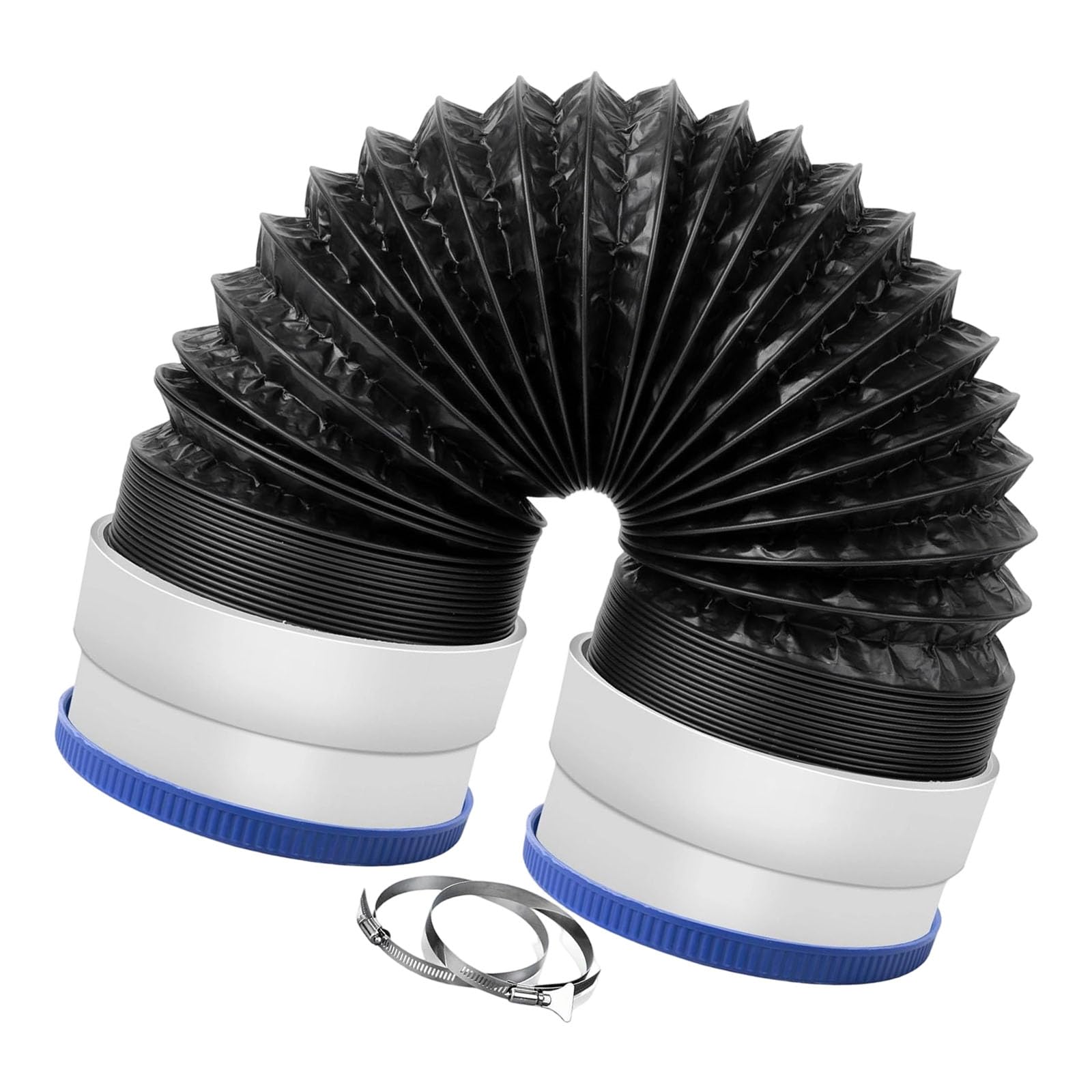 Geavonyg 4 Inch Soft Rubber H Upgrades 6 Layer Aluminum Dryer Vent Hose Incorporating Reinforced Steel Wire Pvc Coating For Enhances Tear Resistance Easy Installs Dryer Vent