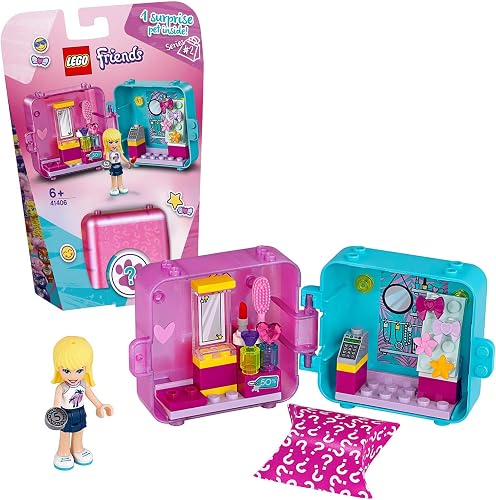 LEGO Friends Stephanie’s Shopping Play Cube 41406 Building Kit, Mini-Doll Set That Promotes Creative Play, New 2020
