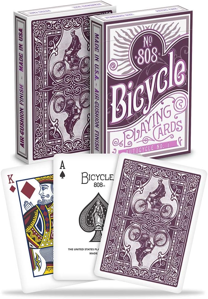 Bicycle Autocycle No. 1 Purple Playing Cards
