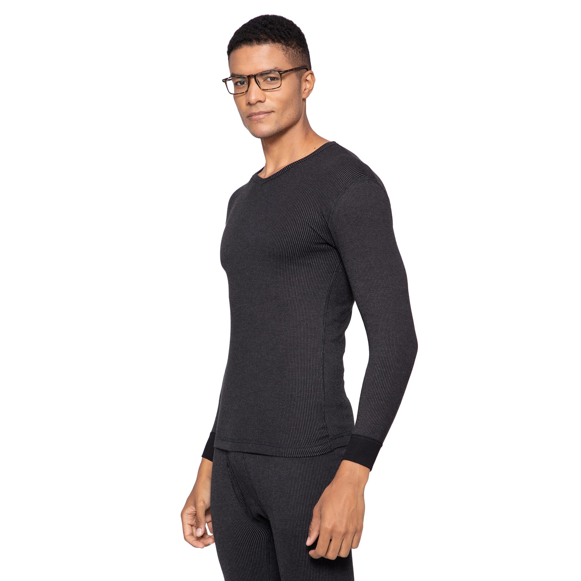 sporto Thermal Black Men's V Neck Full Sleeve-picture-20
