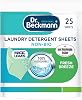 Dr. Beckmann MAGIC LEAVES Laundry Detergent Sheets NON-BIO | Convenient and pre-dosed laundry detergent sheets | Dissolvable climate neutral and easy to use | 25 sheets
