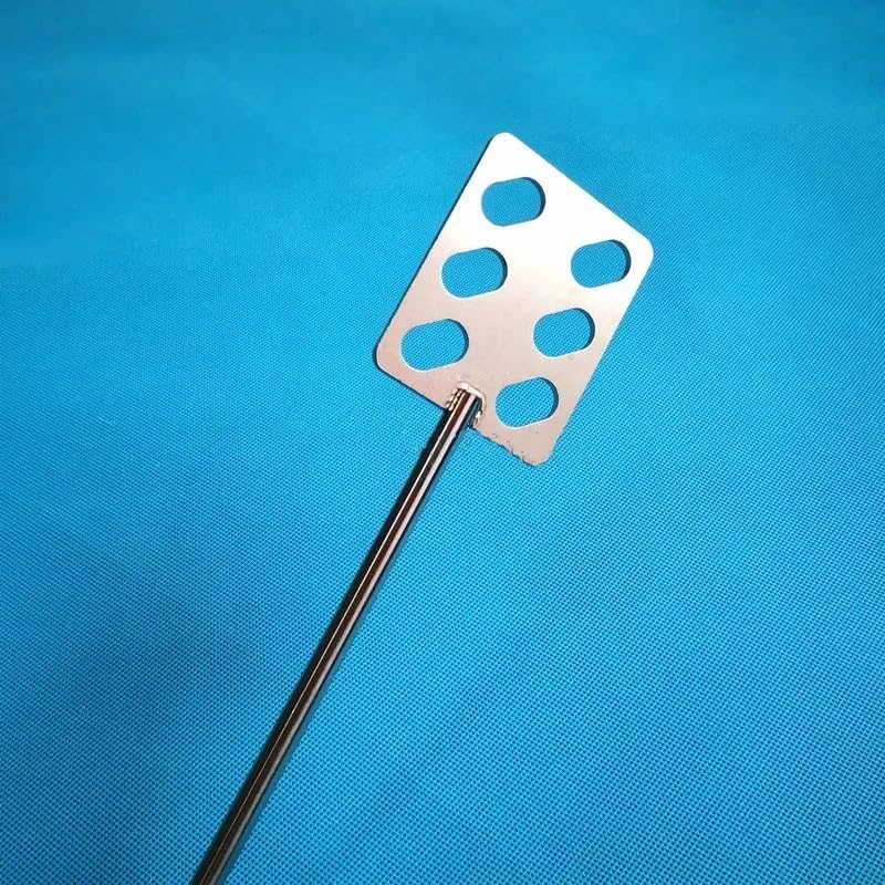 304 Stainless Steel Laboratory Mixing Blade - 40mm, 50mm, 60mm, 80mm Impeller Stirring Blade with Screening Rod(60x8x300mm)