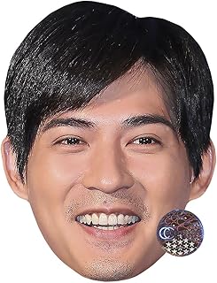 Vic Chou Maska z Celebrytą, Płaska Kartonowa Twarz, Elegancka Maska