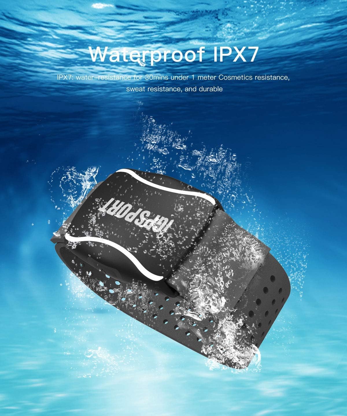 Amazon 心拍計アームバンドigpsport Hr60 Ant およびbluetooth付き光学式心拍数センサー 黒 Igpsport 心拍計