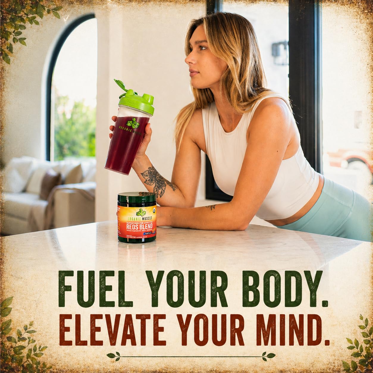 Organic Muscle Reds Superfood Powder, Acai Berry Flavor 30 Servings — Amazon image 8