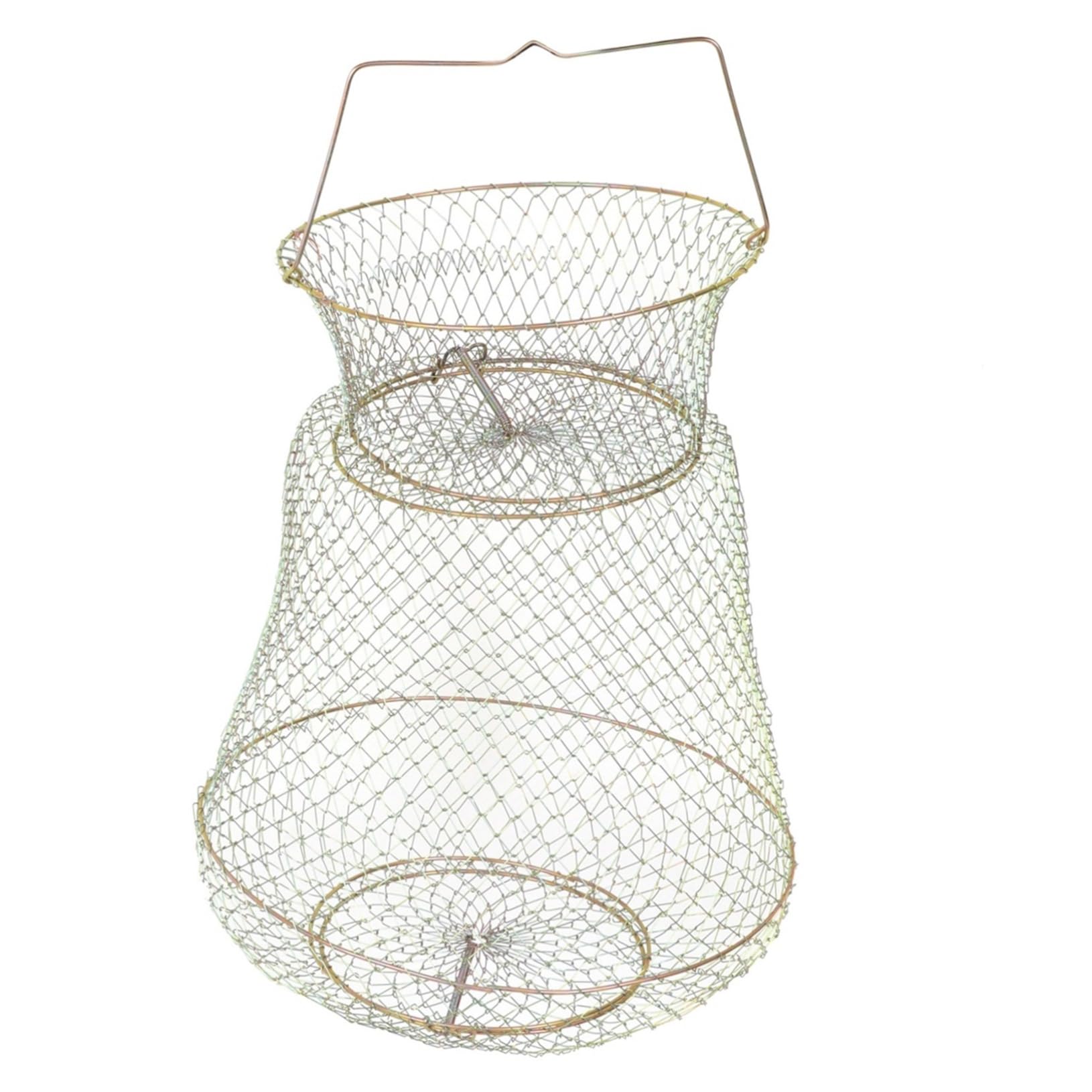Olla De Cangrejo Jaula De Cangrejo Portátil Jaulas De Pesca De Jaula De Pesca con Agujero Red De Pesca Accesorio De Pesca Cesta De Cangrejo Aire Trampa De Cangrejo