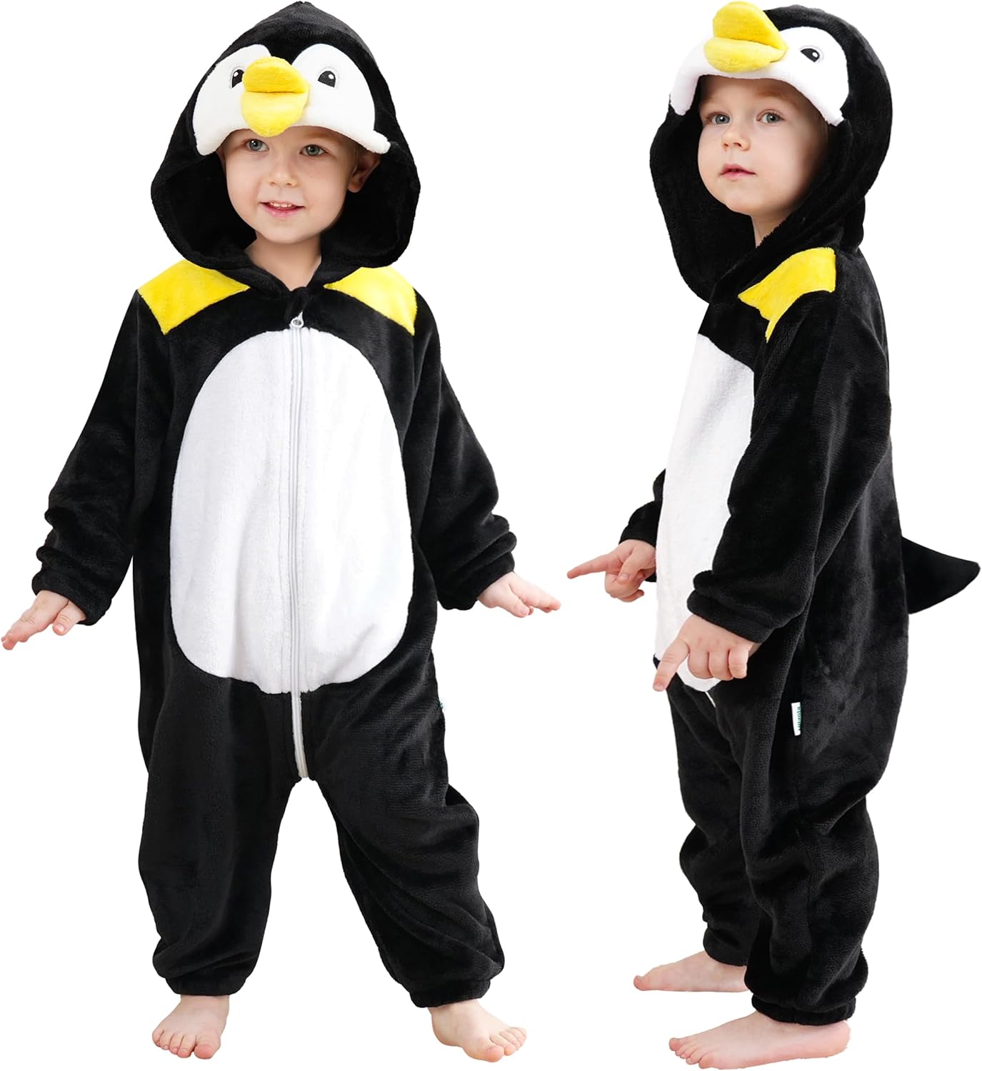 LOLANTA Unisex Baby Animal Costumes Toddler Boys Girls Hooded Jumpsuit Kid Halloween Christmas Birthday Gifts