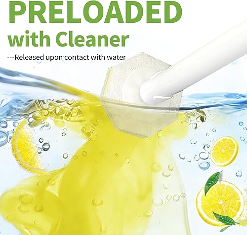 Miniatura 3 de 60 recambios de varita de inodoro para Clorox, almohadillas de repuesto para limpiador de inodoros para la mayoría de sistemas de limpieza de baño,