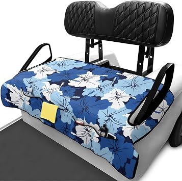Golf Cart Seat Cover Golf Cart Mat Universal Seat Covers for Club Cars 2 Person Golf Cart Seat Blankets