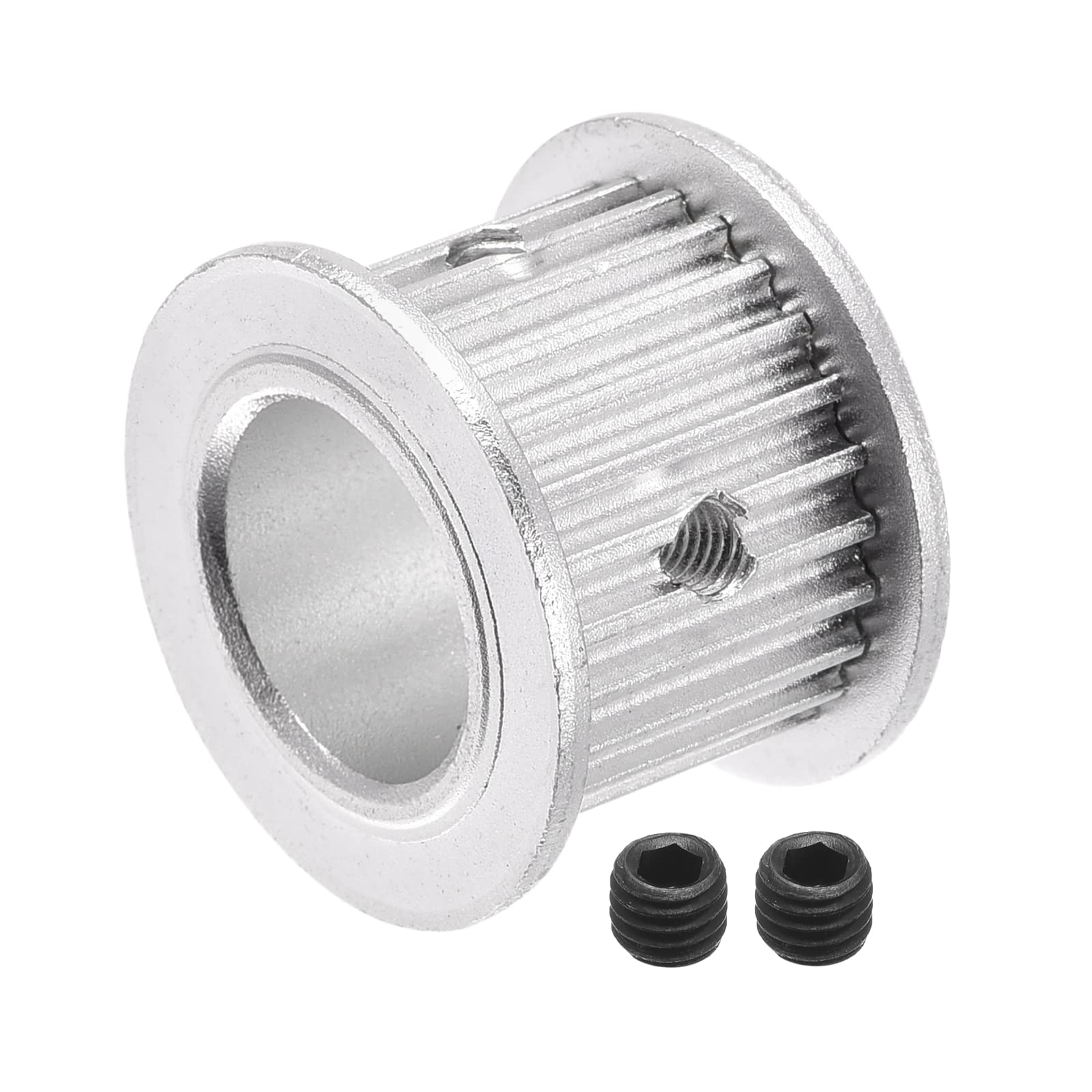 MECCANIXITY 3M25 Teeth Timing Pulley Synchronous Wheel Belt Drive Gear with M4 Screw 15mm Bore for Belt, 3D Printer, CNC