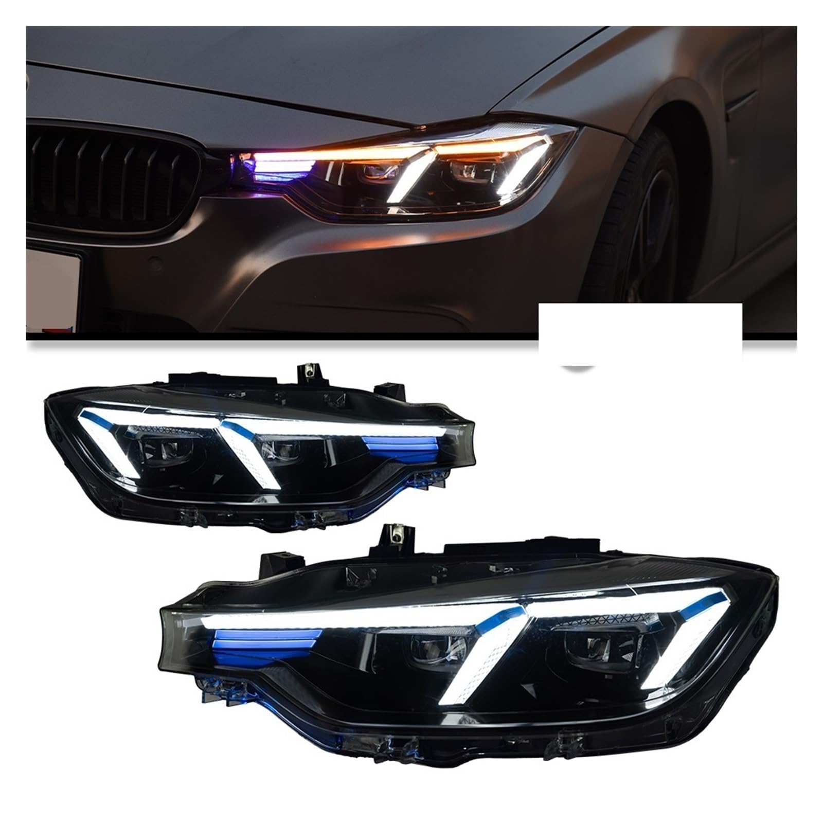 Amazon.co.jp: 車用フロントヘッドライト、BMW 3シリーズ F30 F35 320i