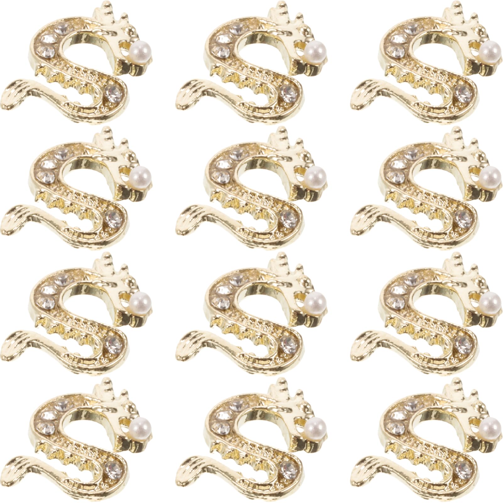 Didiseaon 5 Set 5Set Di Accessori Per Nail Art Pietre Preziose Gemme Per Unghie Decorare Decorazioni Per Unghie Delle Donne Charms Per Unghie Decorazioni Per Unghie Drago Charms 50 pezzi * 5