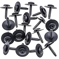 Vista 2 de Rexka Tornillo de perno de protección contra salpicaduras para guardabarros, 20 unidades, 11548270, compatible con GM Chevrolet Camaro Colorado