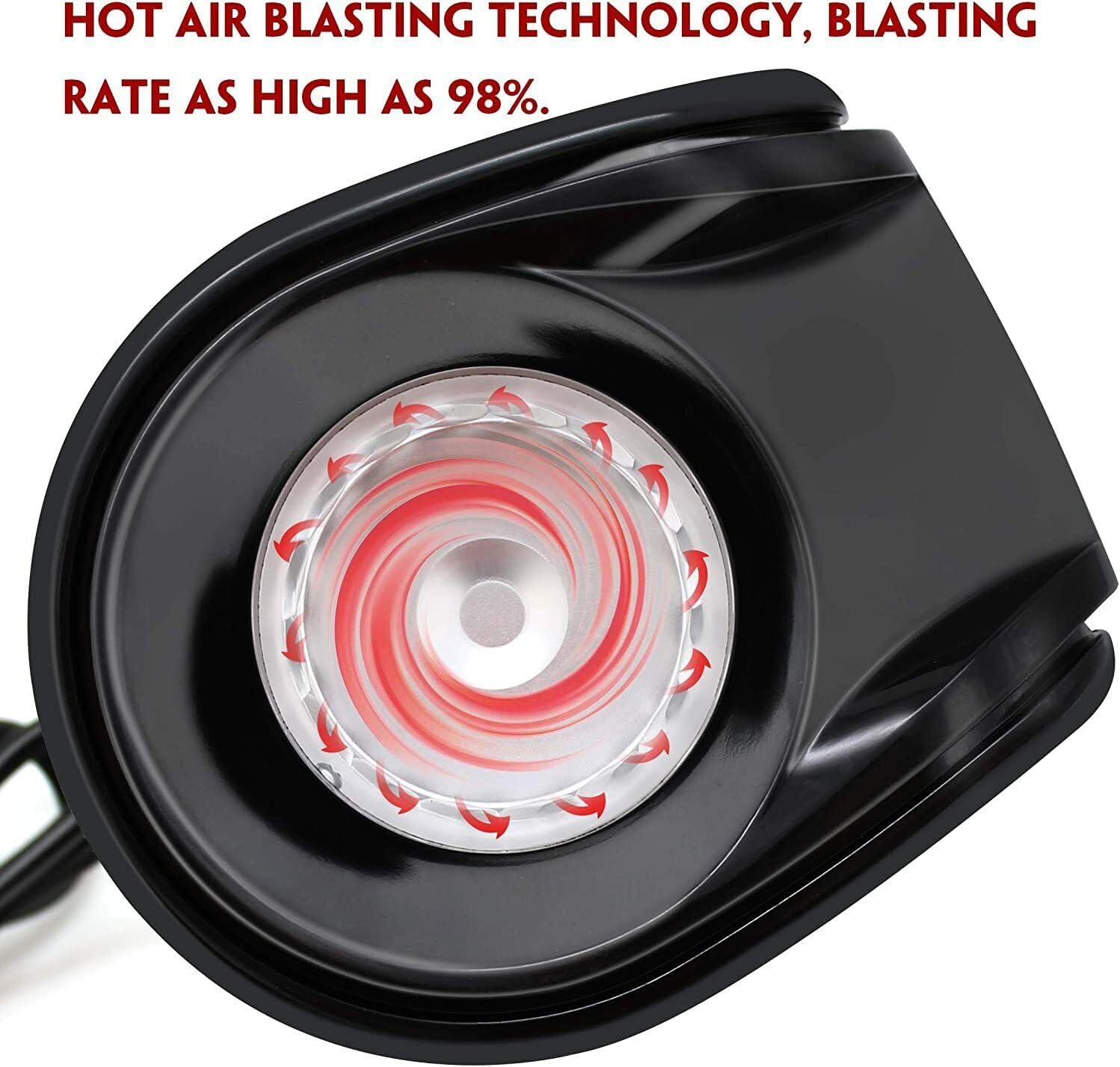 Generic Hot Air Popcorn Maker Machine Electric 1200W, No oil needed Healthy Delicious Popcorn Popper Maker, Large, INSALLIN-003