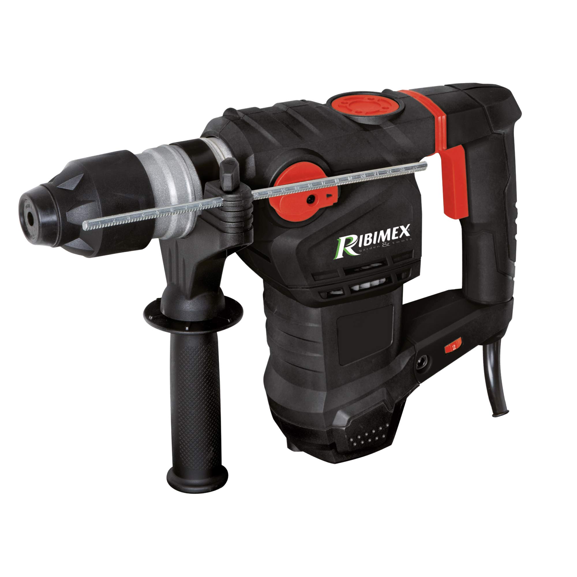 RIBIMEX PRKIT10PF, perforateur-burineur SDS Plus, 1500W, 5J