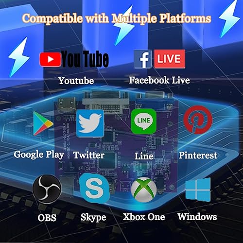 Miniatura 8 de Tarjeta de captura de video 4K DVI, captura de juegos HDMI de audio, VGA DVI a USB3.0 dispositivo Full HD, bucle de 1080 p a 60 Hz, compatible con