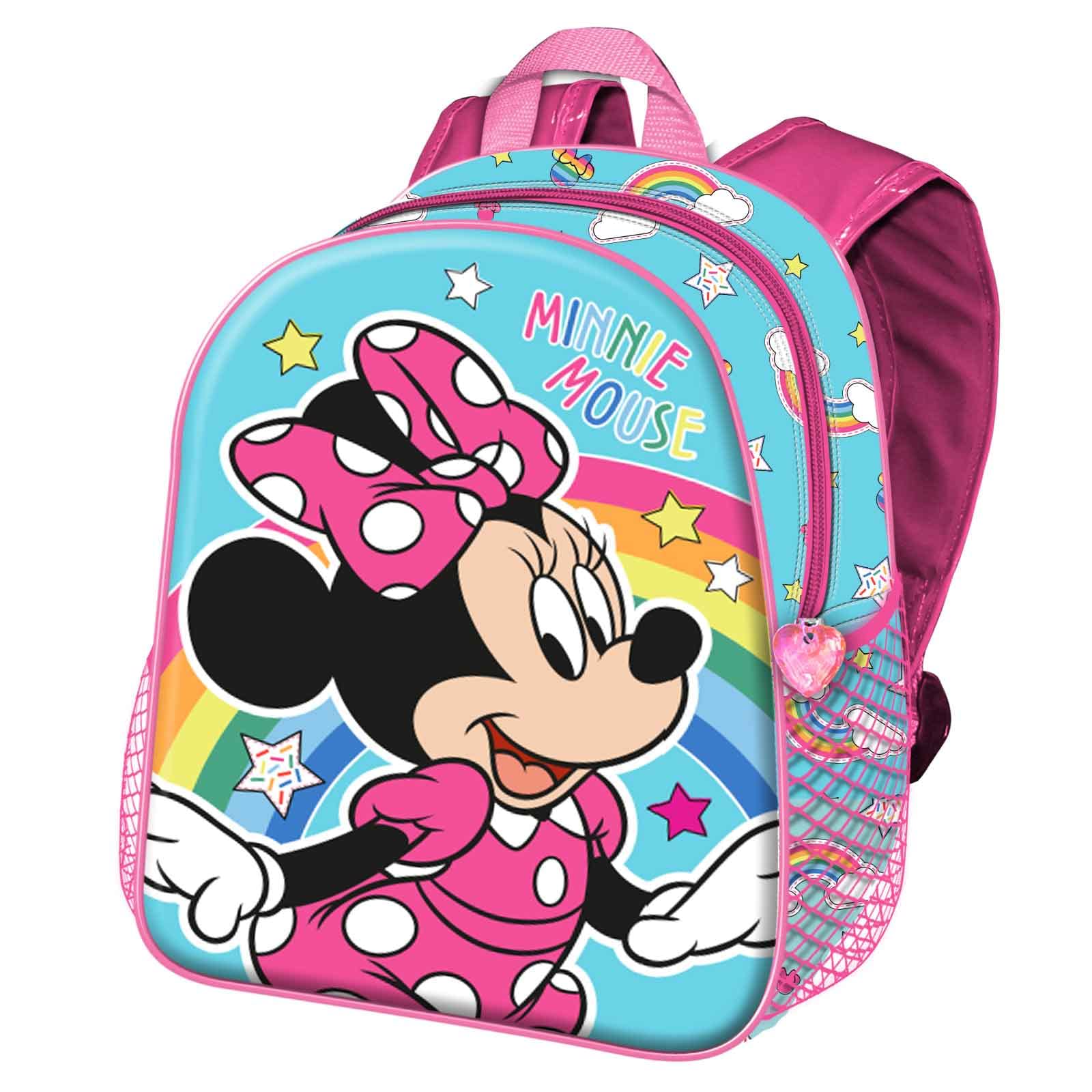 Disney Minnie Mouse Colors-Mochila Basic, Azul, 31 x 39 cm, Capacidad 18.2 L