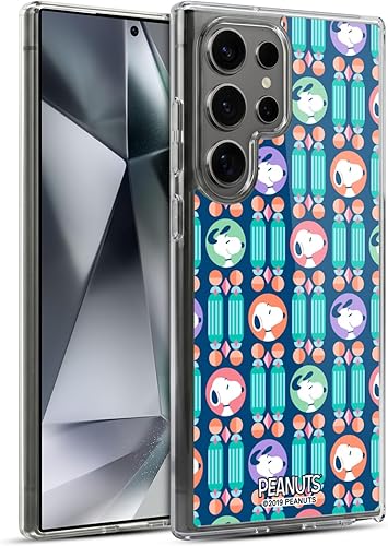 Miniatura 209 de Head Case Designs Funda de gel suave con licencia oficial de Peanuts House Snoopy Deco Dreams compatible con Samsung Galaxy S23 5G Casa,Blue