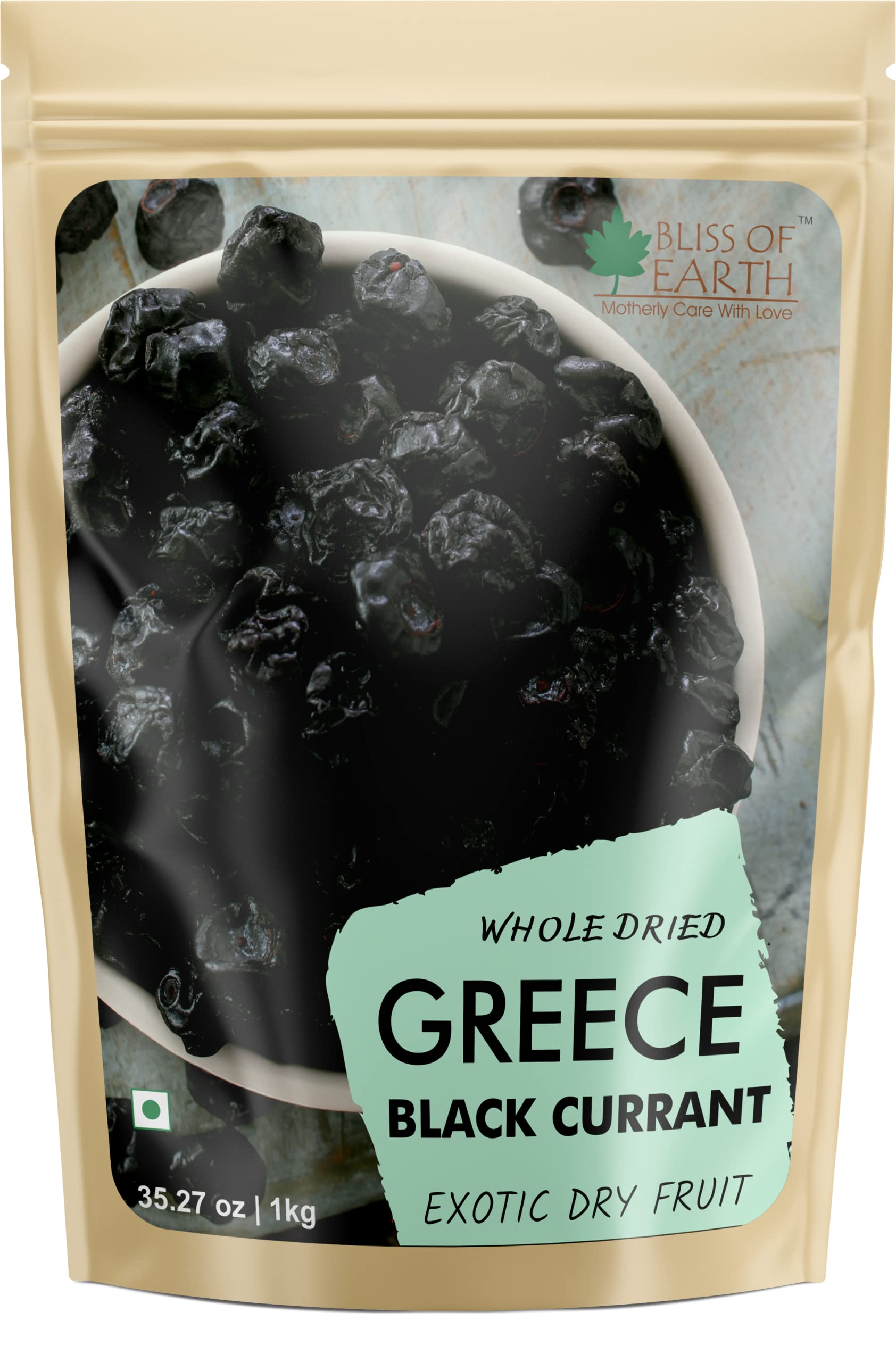 Bliss of Earth 1kg Whole Dried Greece Black Currant Exotic Dry Fruit